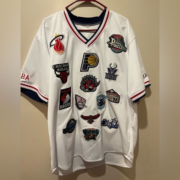 NBA Jersey Custom Embroidered Patches Large